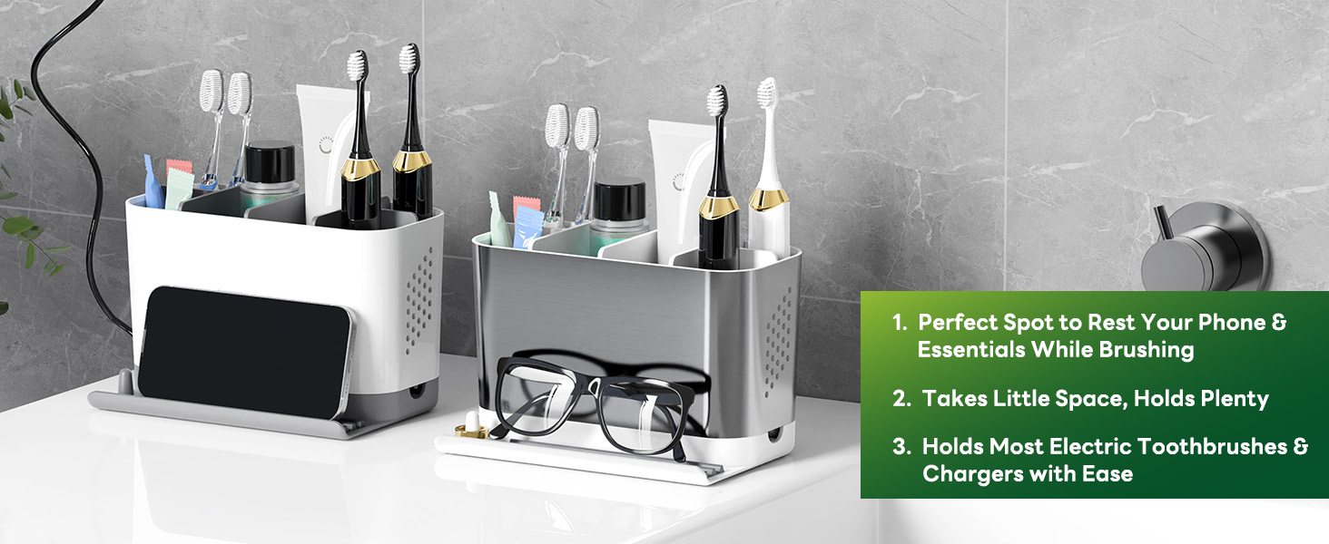 countertop toothbrush holders