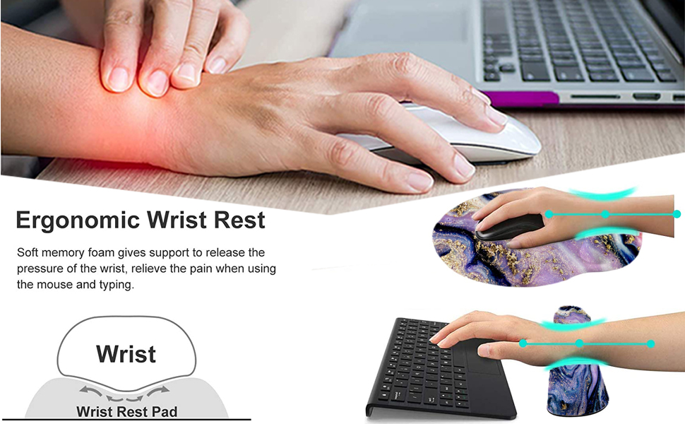 Our large mouse pad made of premium fabric to make you move your mouse pad on it smoothly