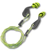 HexArmor SimpleFit Noise Reducing Reusable Foam Guided Earplugs with Cord, High Visibility