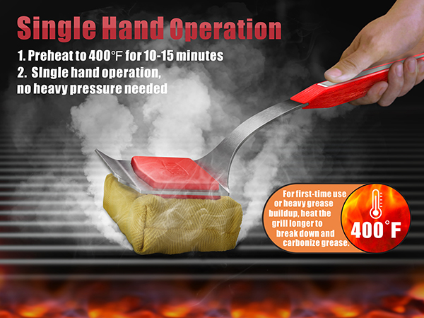 single hand operation