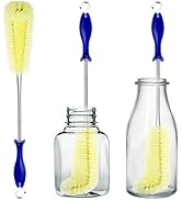 Long Bottle Brush Cleaner -16" Bottle Cleaning Brush Flexional Water Bottle Cleaner Washer Tool f...