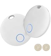 Tacker Tags-2 Pack, Bluetooth Tracker, Keys Finder and Item Locator for Keys, Bags Luggage, Suitc...