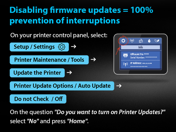 902 disabling firmware updates