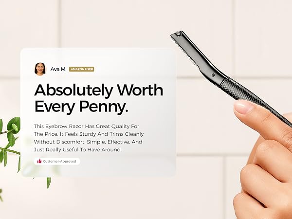 eyebrow razor