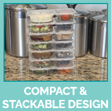 compact stackable design