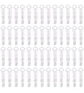 CREATCABIN 1 Box 80Pcs Headphone Dust Plug Cell Phone Jack Cover Transparent Plastic Dustproof Co...