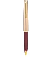 Jinhao 59 Mini Pocket Fountain Pen Extra Fine Writer Champagne Wine Red | Small Little Tiny Fount...