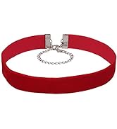 Coiris 1.6cm Width 20pcs/lot 13 inches Length Short Black Velvet Chokers Necklace for Girls Women...