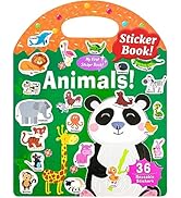Benresive Reusable Sticker Books for Kids, Sticker Books for Toddlers, Toddler Travel Toys Activi...