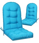 Cethytirko 2 Pack Adirondack Chair Cushion, Waterproof Rocking Chair Cushion - Fade Resistant Pat...