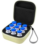 SMYV Insulin Vial Holder Storage Case for Fridge, Peptide Case Fits Standard 10ml U-100 Vials, 9 ...