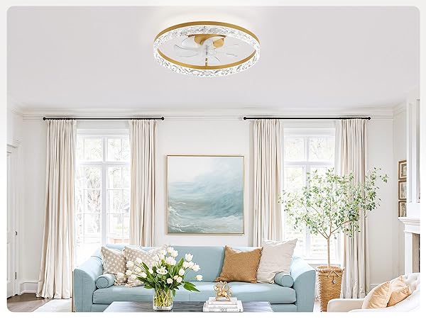 20 inch living room ceiling fan light
