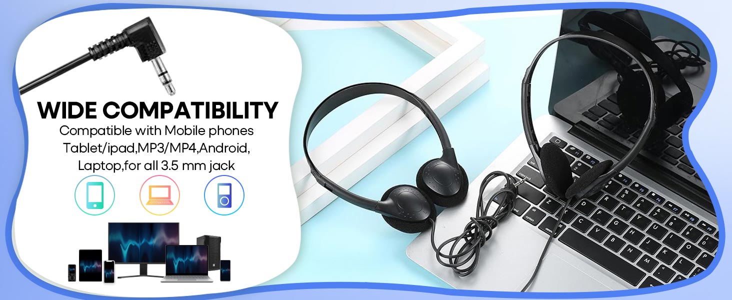 wide headphones for kids