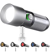 NEEWER Basics RGB Photography Flashlight, 4 Colors/20 GOBO Filters/CRI95+/7500mAh, 10W 6300K Port...