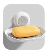 SlipX Solutions Strong Hold Soap Saver, Suction Cup Soap Holder, Must Have Universal Kitchen & Ba...