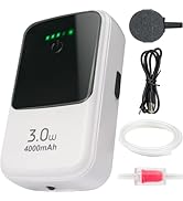 Ghosthorn Silent Dual Operating Mode Rechargeable Aerator for Fish, Large Capacity Aquarium Air P...