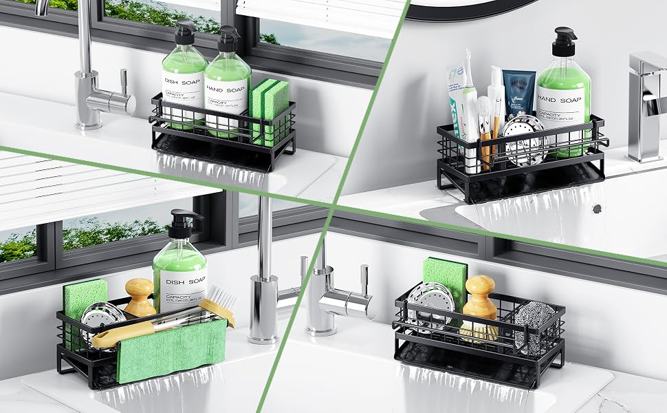 kitchen sink organizer countertop