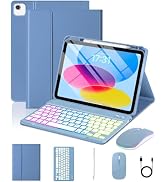 EAMPANG Case with Keyboard Mouse for iPad A16 11th/10th Generation Air 11 | inch M4/M3/M2 Air 5th...