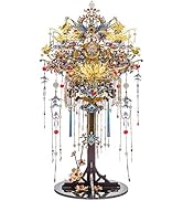 MU Phoenix Crown 3D Metal Puzzles, Chinese Ancient Gemmy Coronet Model Kits Building for Adult, B...