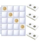 200 Pockets Binder Non-PVC Pages Sleeves With 200 Pcs Flips for 2/3/4 Ring A4 Binder, 2