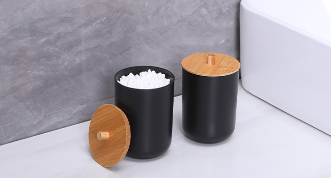 2 qtip and cotton ball holder