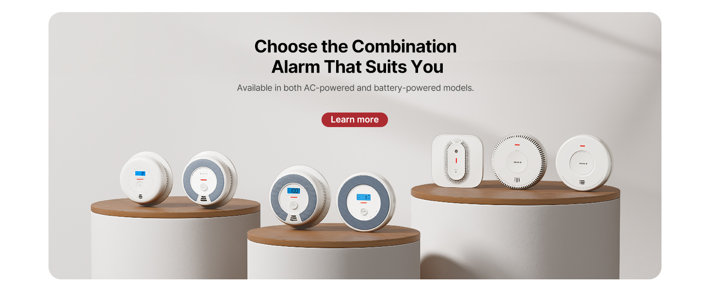 smoke detector carbon monoxide detector combo 10 year battery