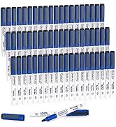 Blue Dry Erase Markers, Shuttle Art 60 Pack Magnetic Whiteboard Markers with Erase,Fine Point Dry...