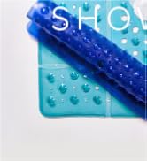 SlipX Solutions Essential Square Shower Mat, 21"x21", Grippy Textured Surface, 25% Stronger Sucti...