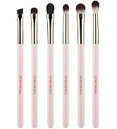 Eye Makeup Brush Set, 6 Pcs Professional Blending Eyeshadow Makeup Brushes for Concealer Eyebrows...