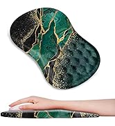 DINKY Ergonomic Mouse Pads Wrist Support, Entire Memory Foam with Anti-Slip PU Base, Pain Relief ...
