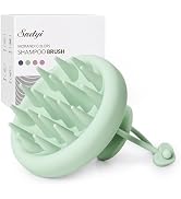 Sndyi Silicone Scalp Massager Shampoo Brush, Hair Scrubber with Soft Silicone Bristles, Scalp Scr...