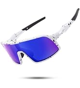 SEKKAF Polarized Sports Sunglasses for Men and Women Cycling Glasses UV400 Protection Goggles for...