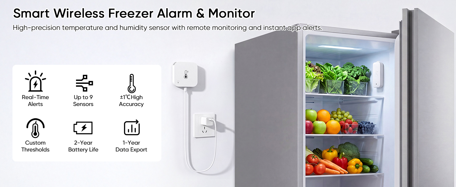 WiFi Refrigerator Thermometer