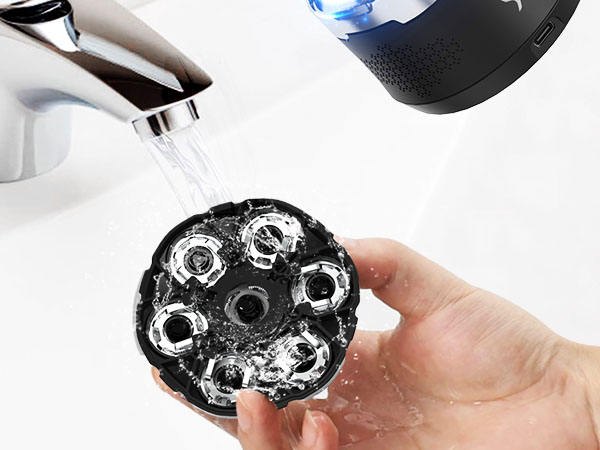 skull shaver, head shavers for bald men, manscape for head, manscaping, shaver with case