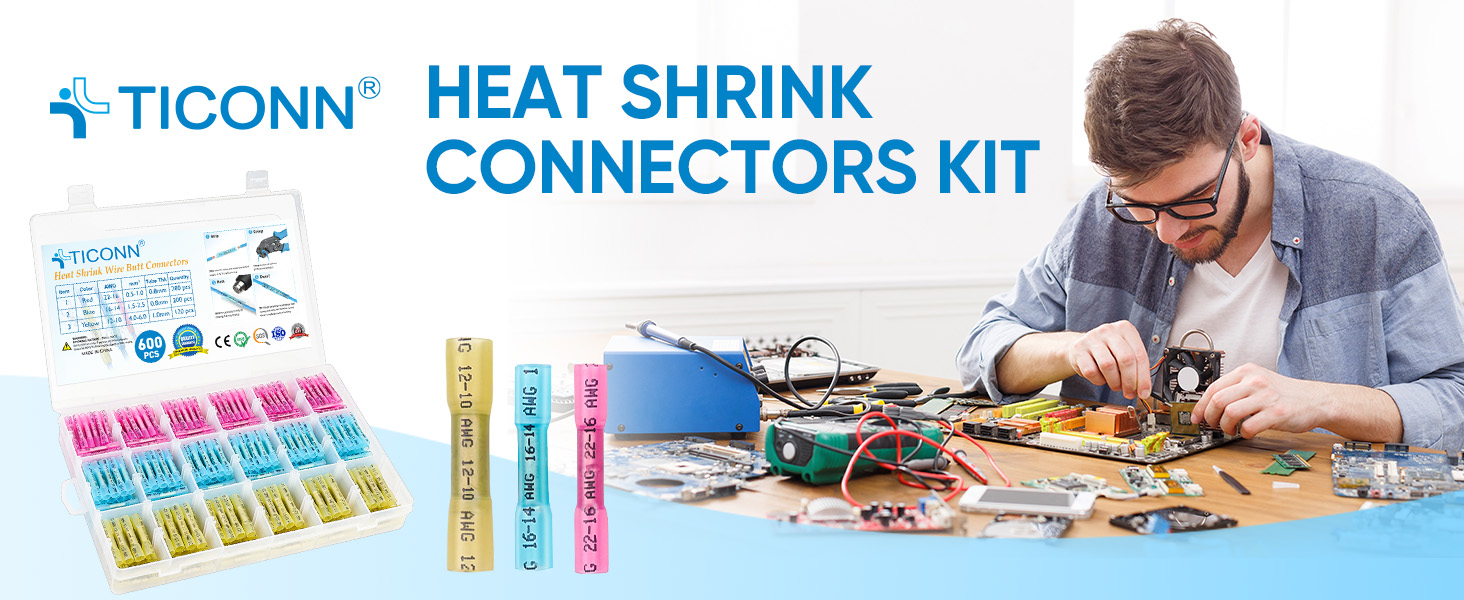 heat shrink connectors kit