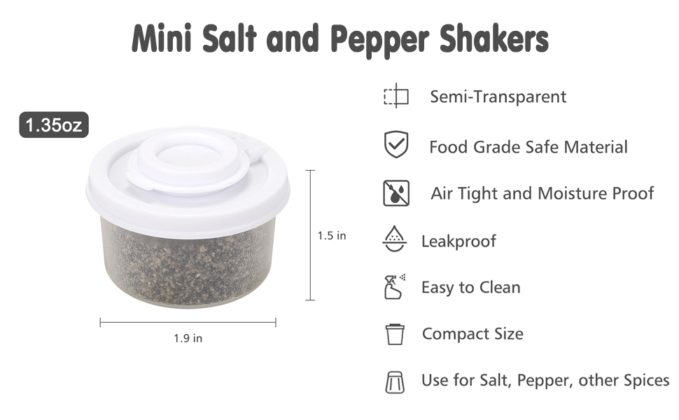 Salt and Pepper Shakers