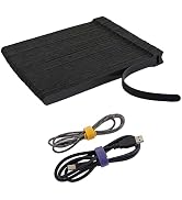 90PCS Reusable Cable Ties with Hook and Loop, Multi-purpose Adjustable 8 Inch Cable Management Wi...