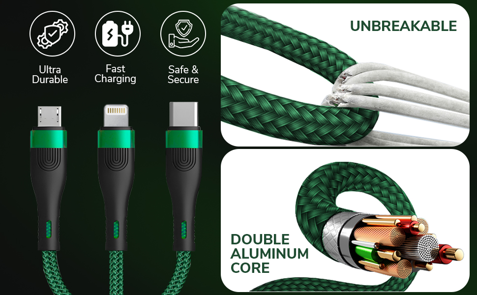 iphone usb c, samsung usb c, 3 in 1 cable, usb c to lightning, iphone data cable, fast cable