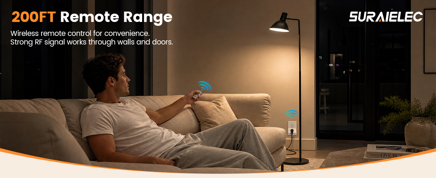 Dimmer Plug with Remote Control