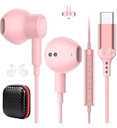 USB C Earbuds Wired Earphones for iPhone 17 16 Pro 16e 17e/Samsung S26 S25 S24 A17 A16 A37,Magnet...
