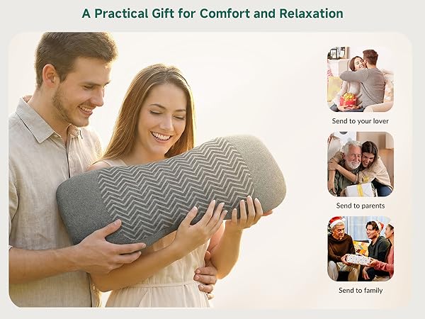 lumbar support back massage pillow