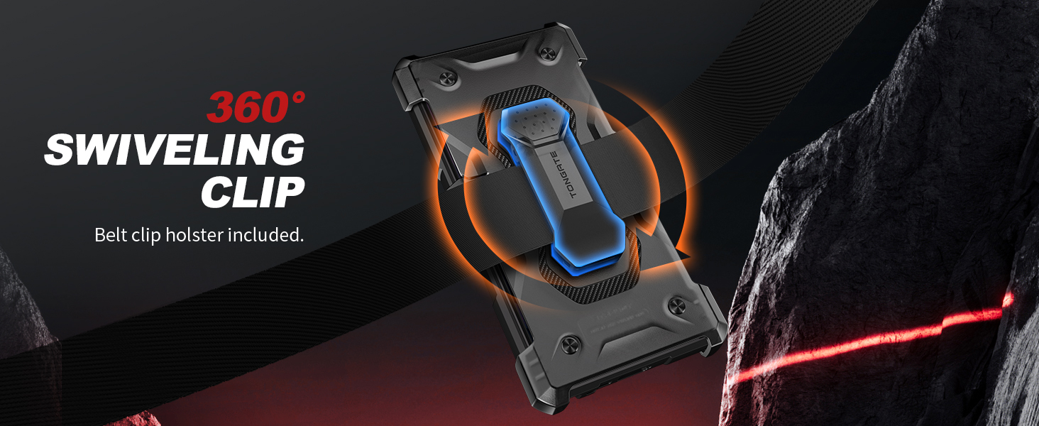 360° Rotatable & Removable Belt Clip Holster