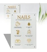 Nail salon signage on wall nail instructions cleargold