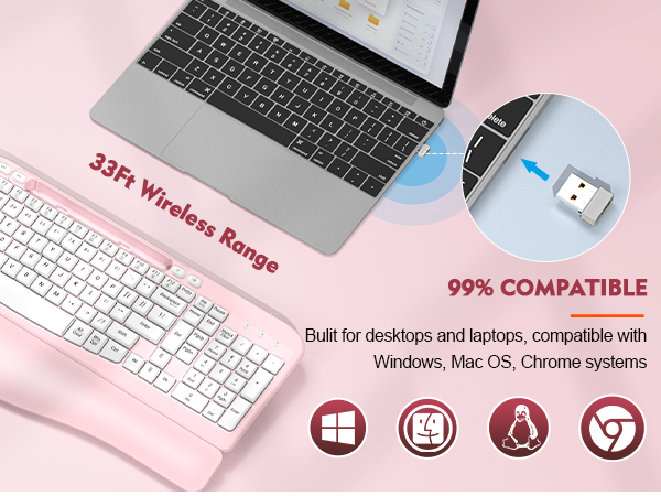 wireless ergonomic keyboard