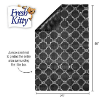 Fresh Kitty Durable XL Jumbo Foam Litter Box Mat