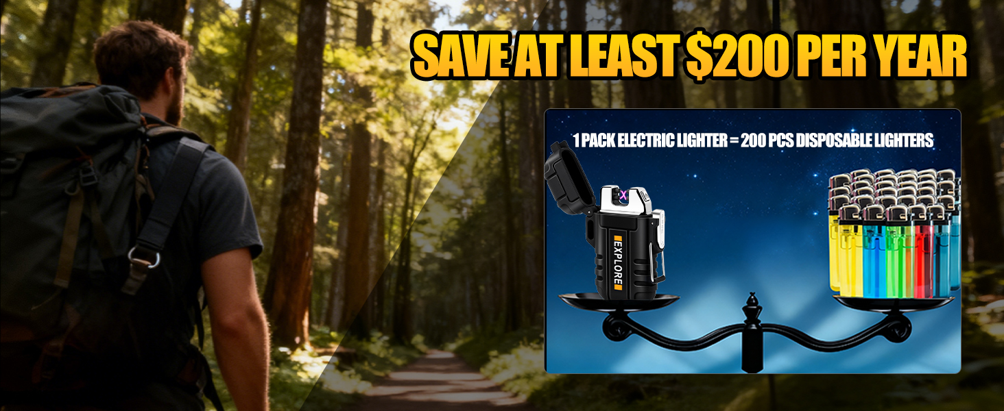 Electric camping lighter