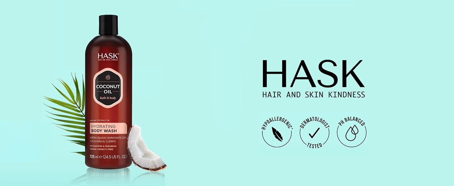 hask coconut body wash
