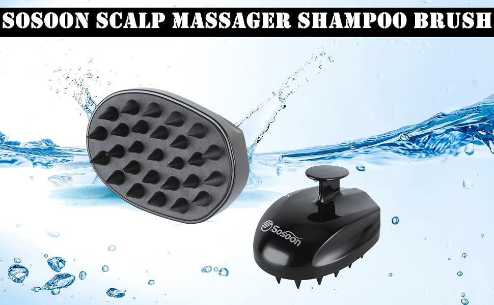 Sosoon scalp massager shampoo brush