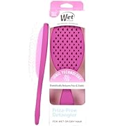 Wet Brush Frizz-Free Detangler Brush with Ionic Technology, Purple, Provides Frizz Control, Reduc...
