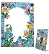 Tontut 5D DIY Flower Bird Diamond Art Painting Photo Frame Set, Desktop Photo Frame Photo Diamond...